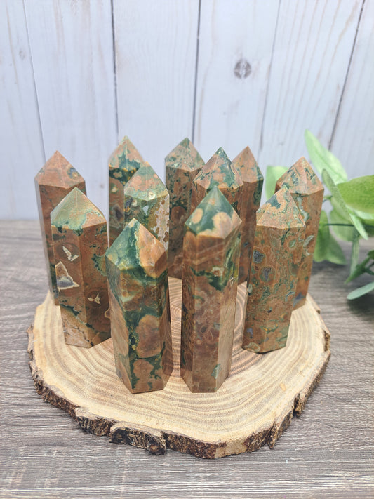 Rain Forest Agate Tower