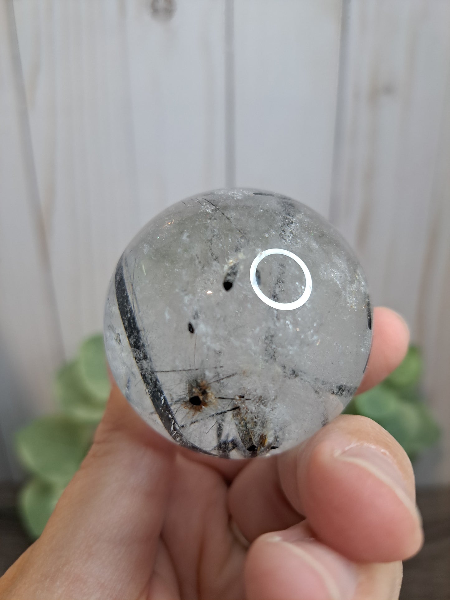 Tourmalated Quartz Spheres