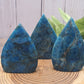 Blue Apatite Freeforms