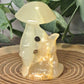 Pikachu Pokemon with Mushroom