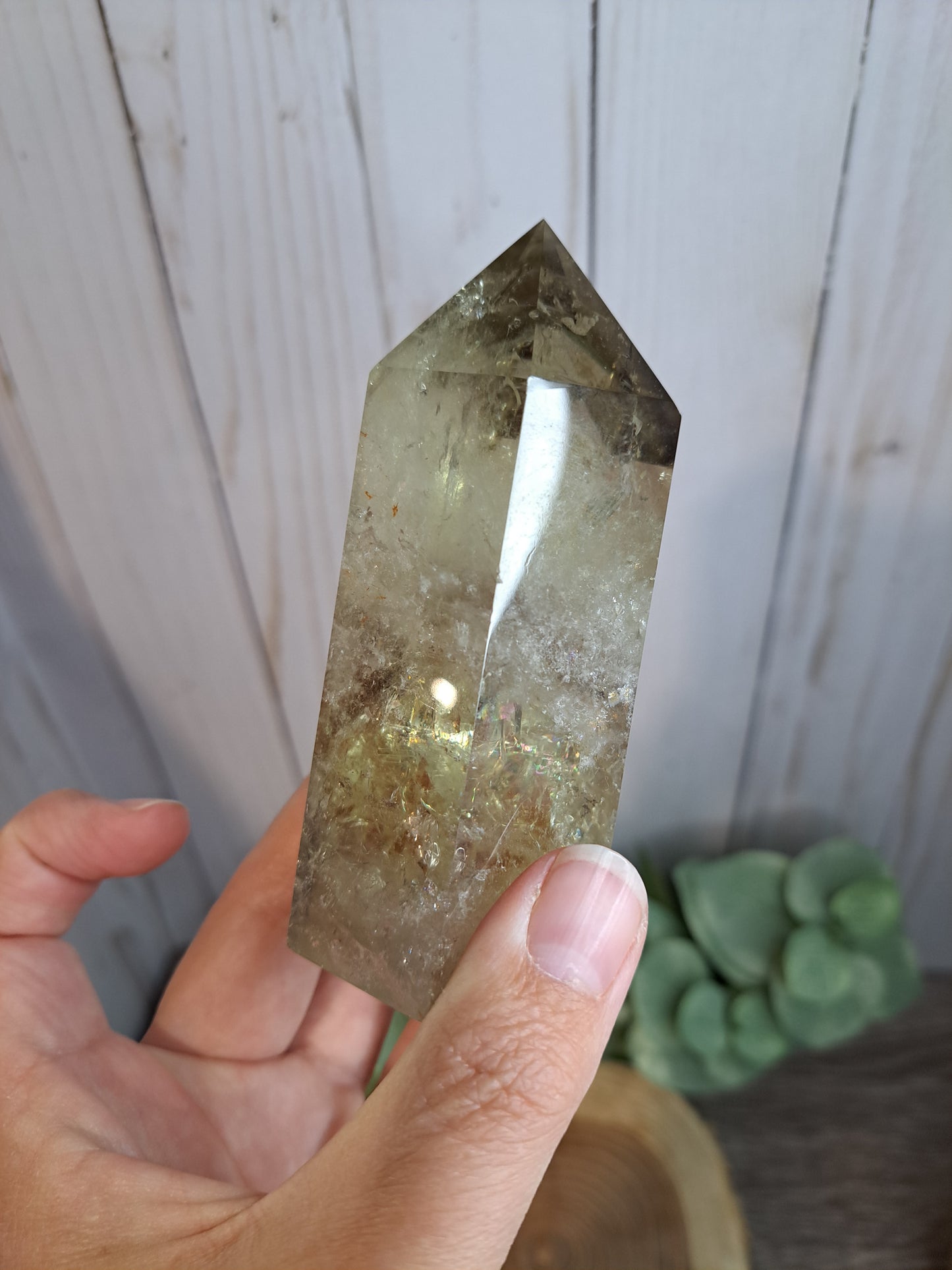 Smokey Citrine Tower