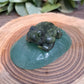 Frog Carving on Lily Pad