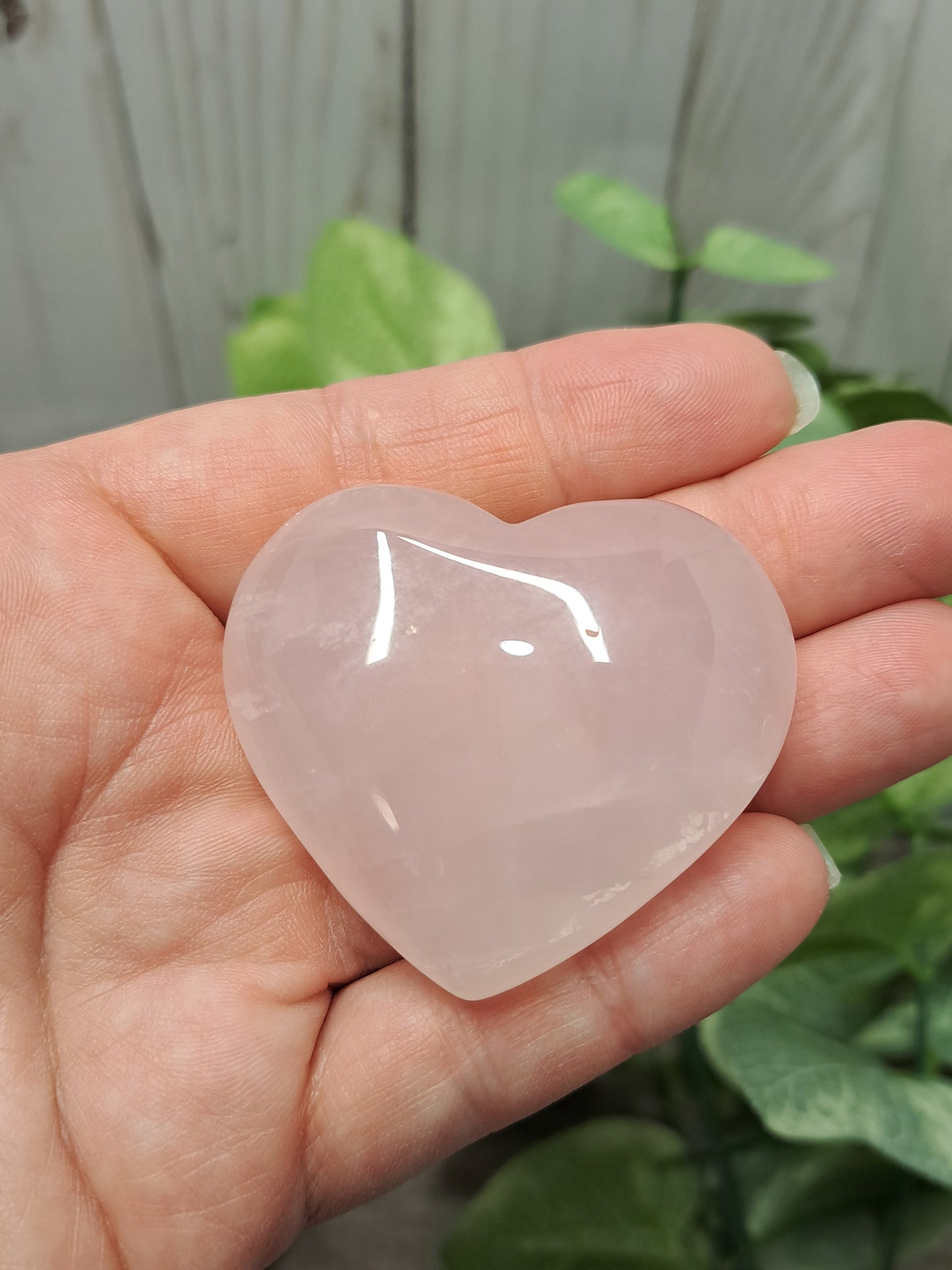 Rose Quartz Heart Carvings