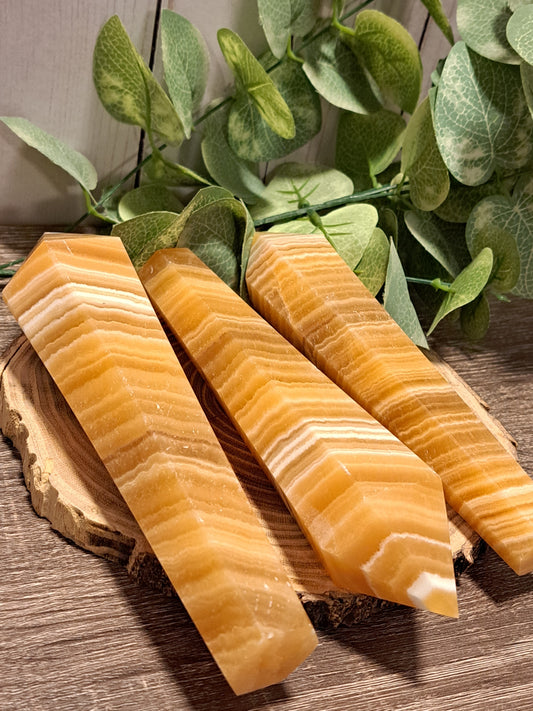 Orange Calcite Wands