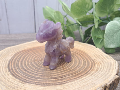 Horse Carving - Dream Amethyst