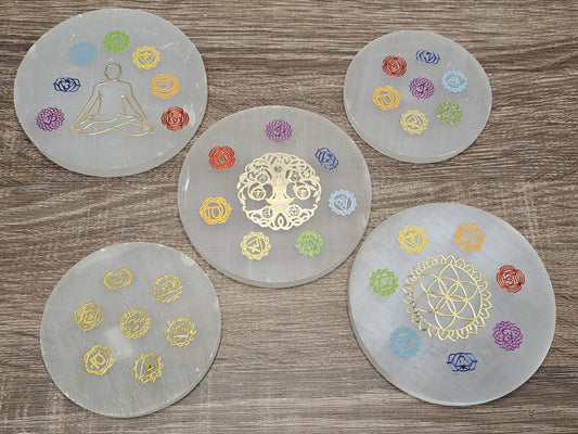 Selenite Charging Plates