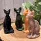 Bast (Bastet) Sphinx Cat Carvings