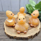 Duck Carving - Orange Calcite