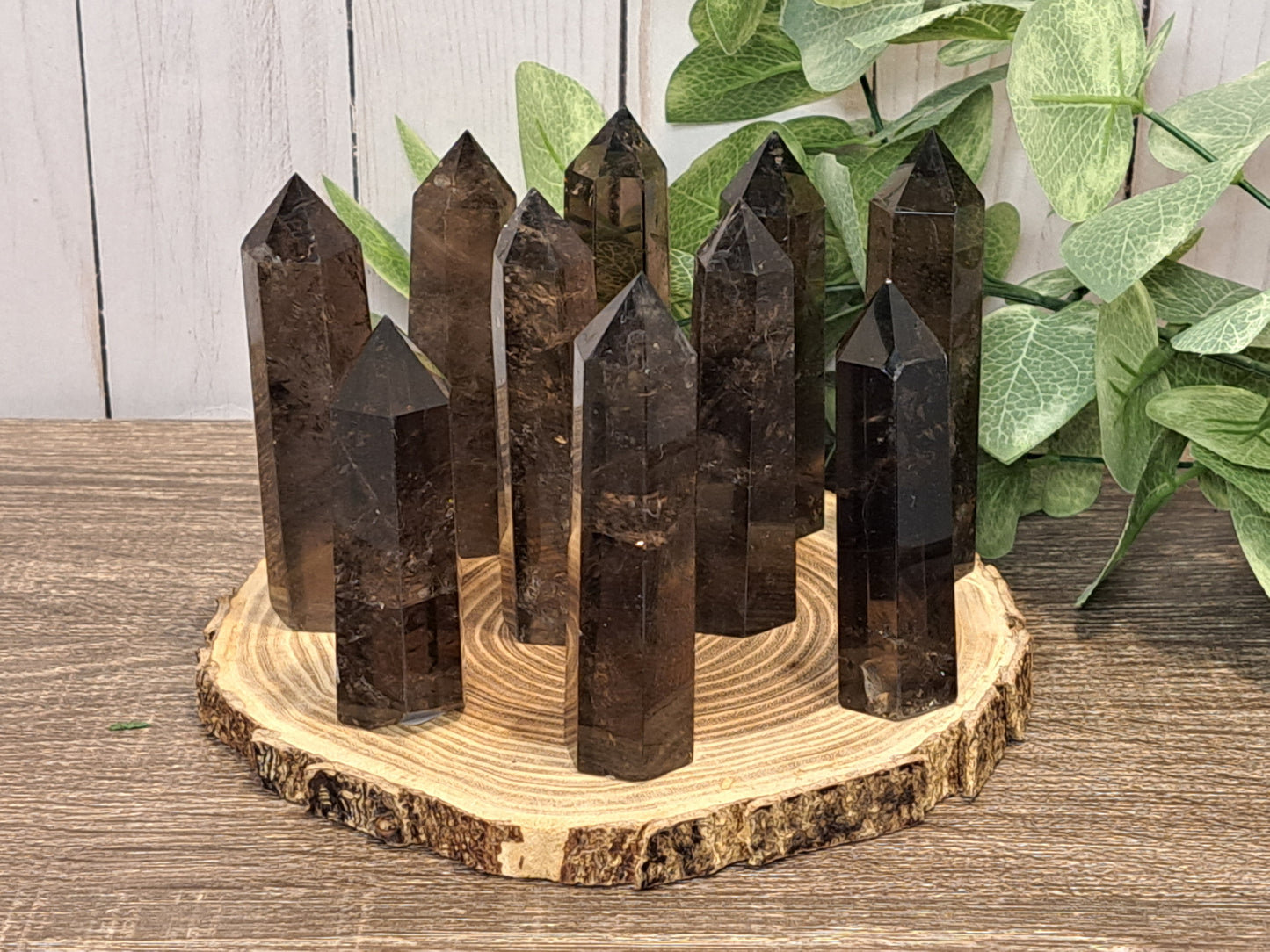 Smokey Quartz Towers