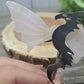 Dragon Wings on Stand - Rose Quartz