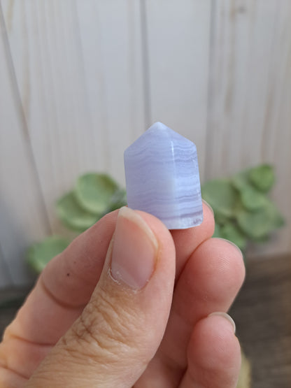 Blue Lace Agate Towers  - Small