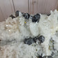Chrysanthemum Quartz with Pyrite and other inclusions - Statement Cluster