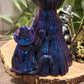 Cat with Broom Sphere Stand