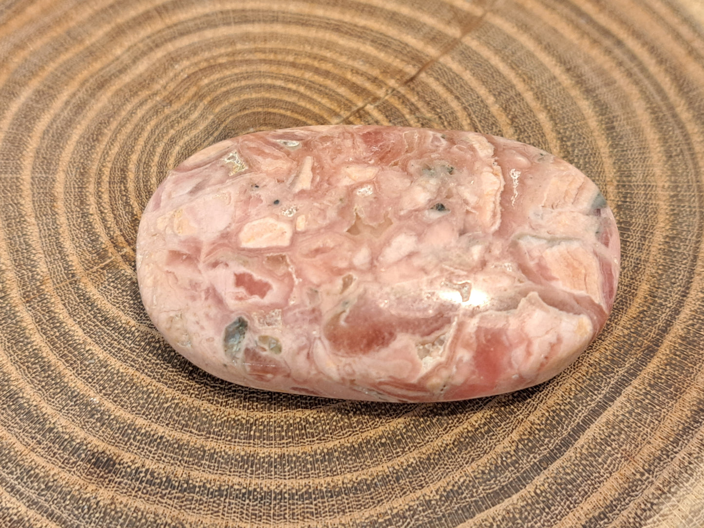 Rhodochrosite Palm Stones