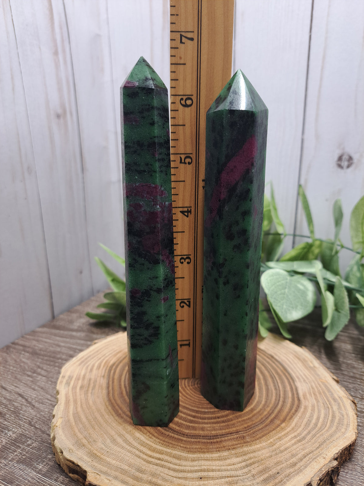 Ruby Zoisite Towers - Large