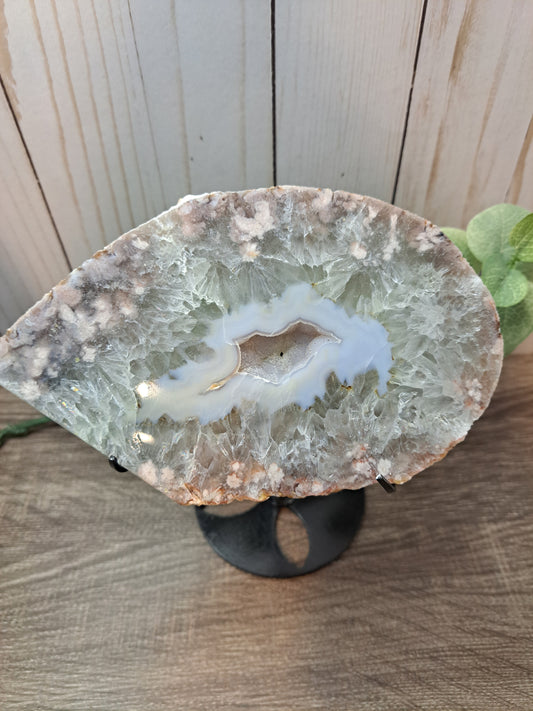 Druzy Slab - Presulite, Flower Agate