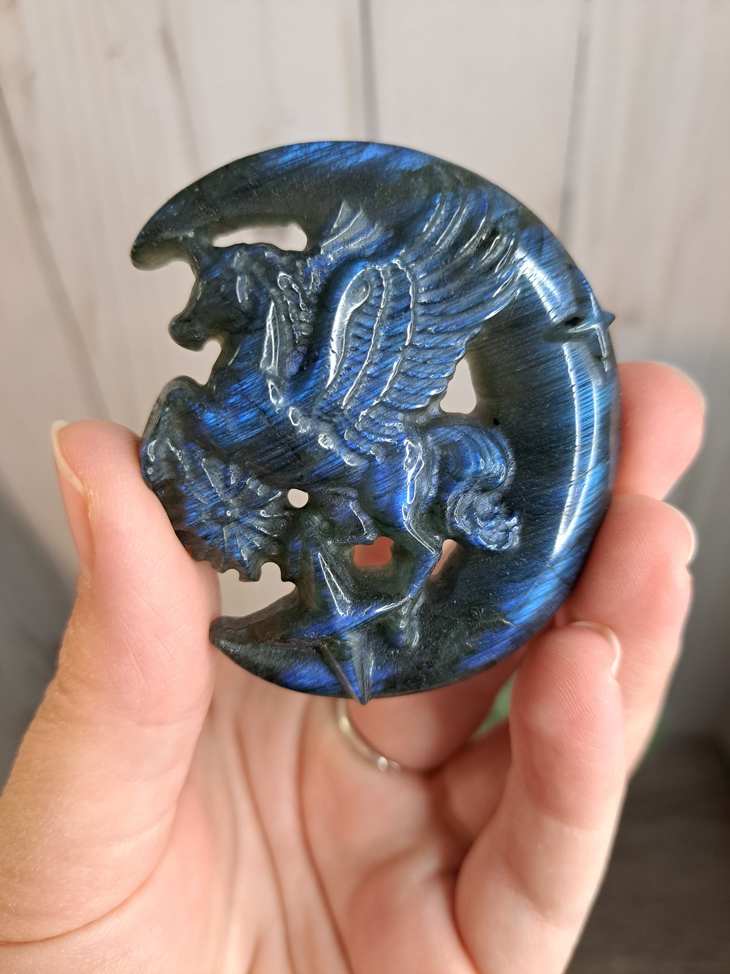 Pegasus Labradorite Carvings