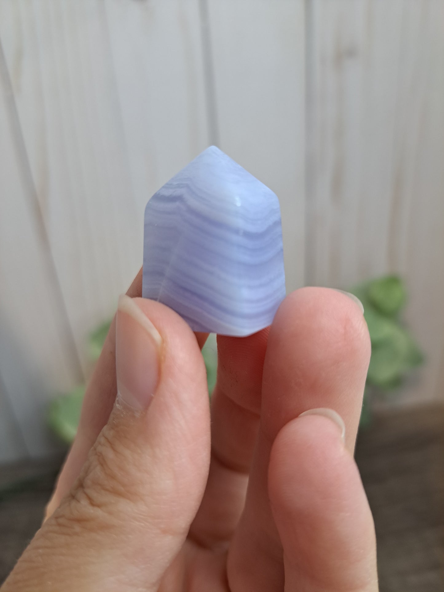 Blue Lace Agate Towers  - Small