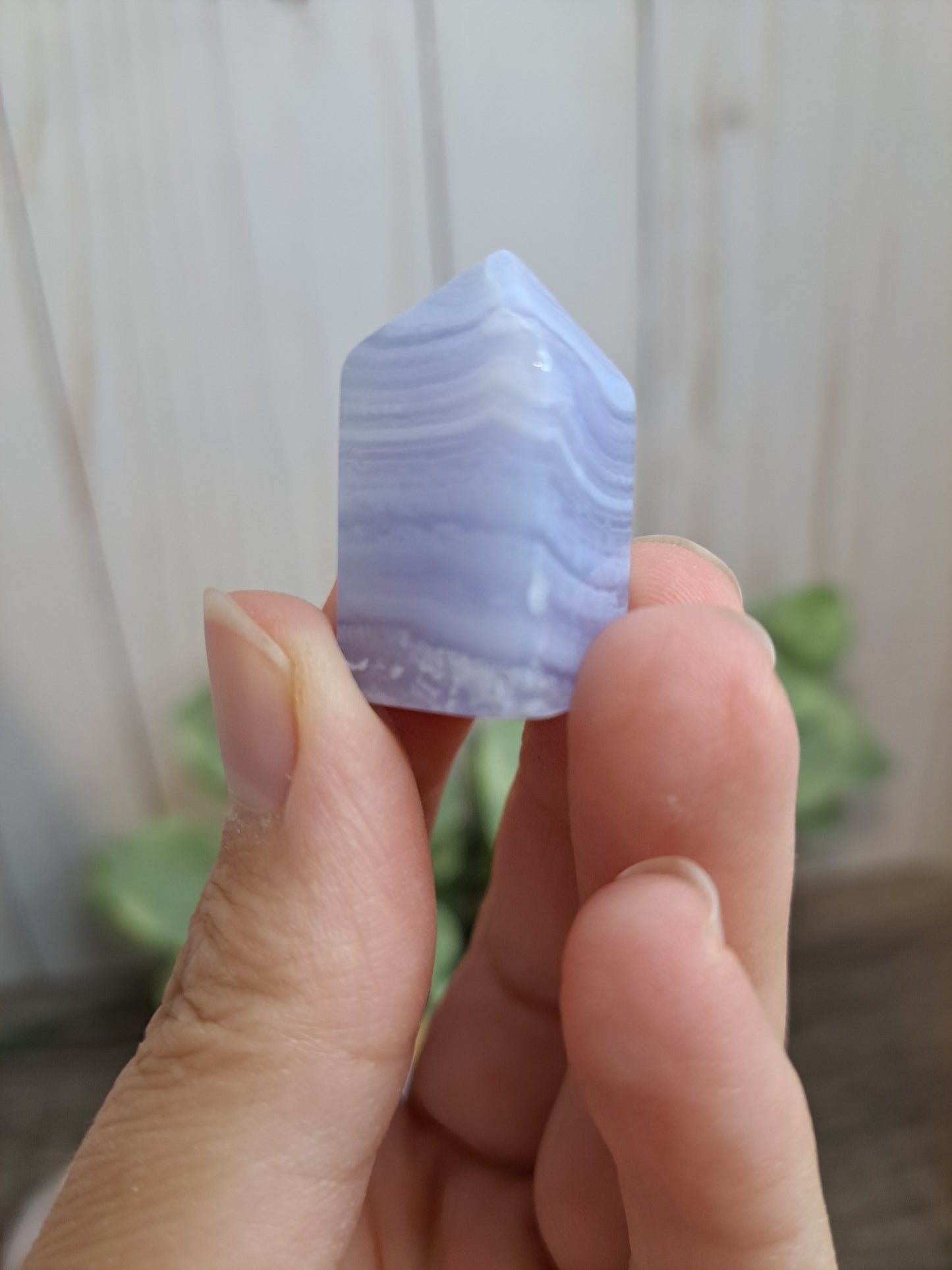 Blue Lace Agate Towers  - Small