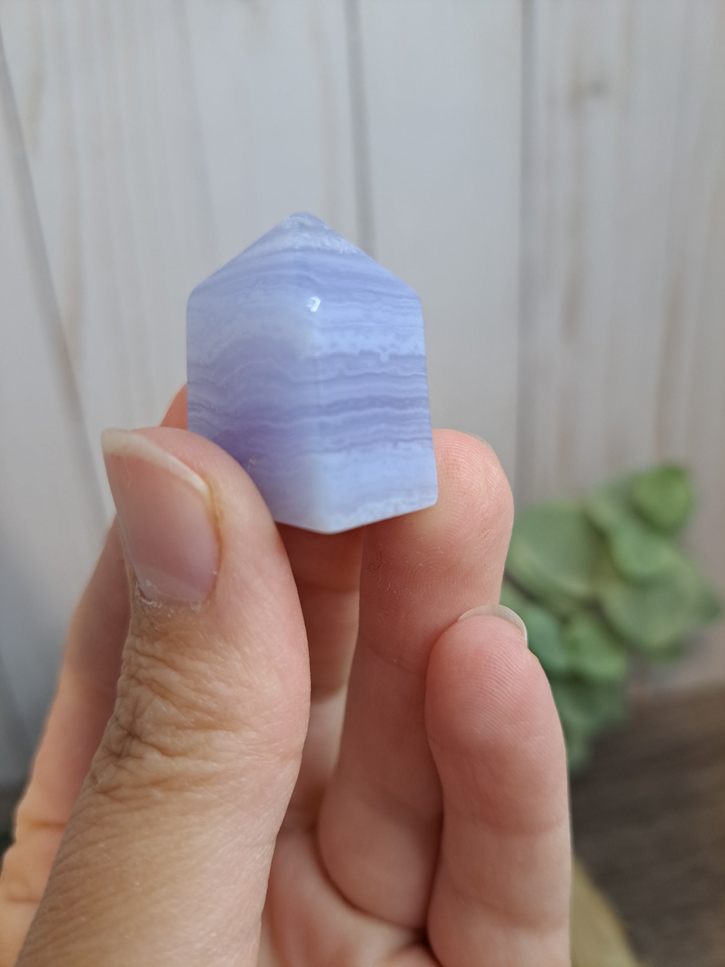 Blue Lace Agate Towers  - Small