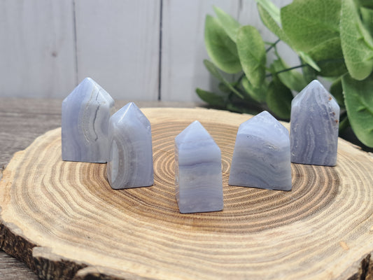 Blue Lace Agate Towers (Small)