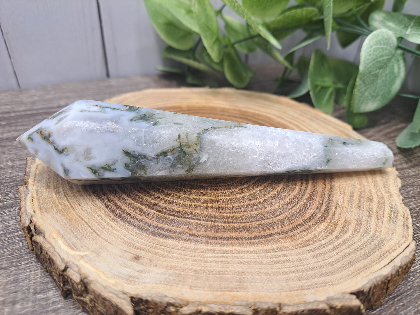 Moss Agate Wands