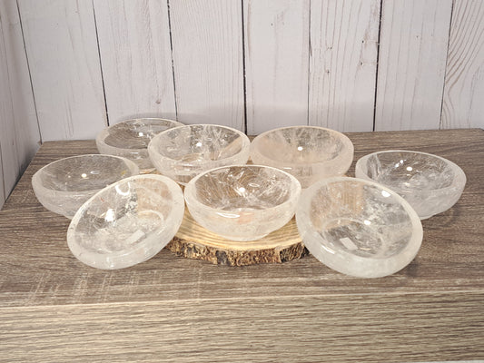 Bowls - Clear Quartz