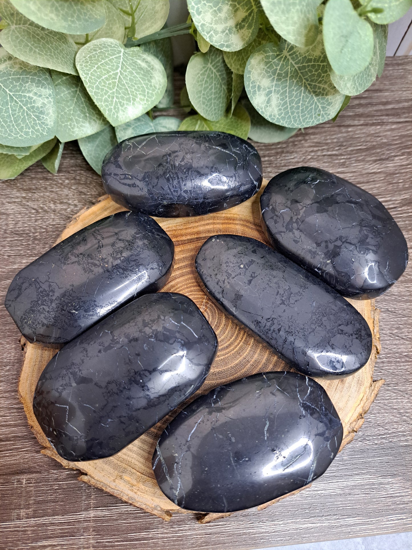 Shungite Palm Stones