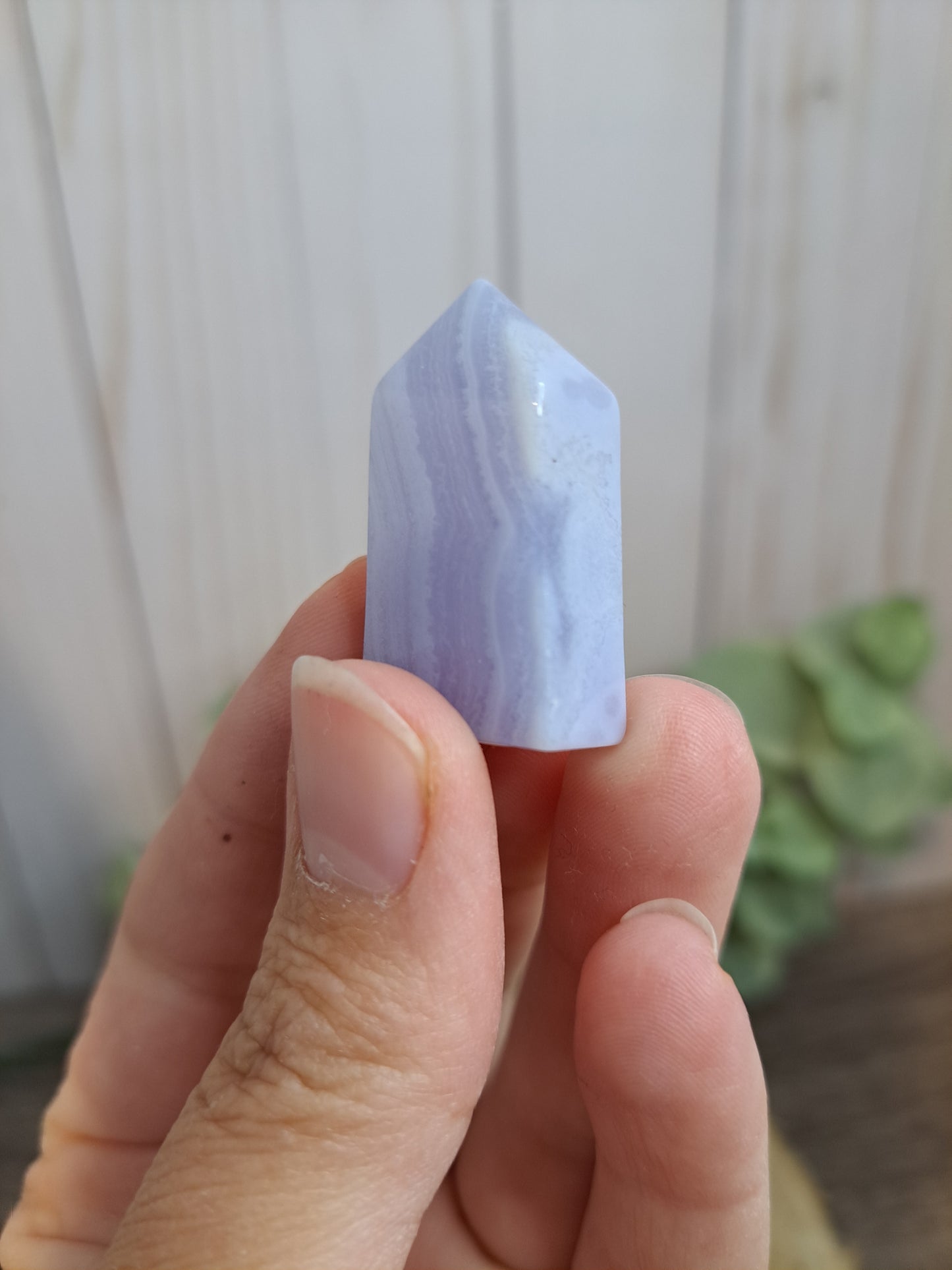 Blue Lace Agate Towers  - Small