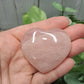 Rose Quartz Heart Carvings