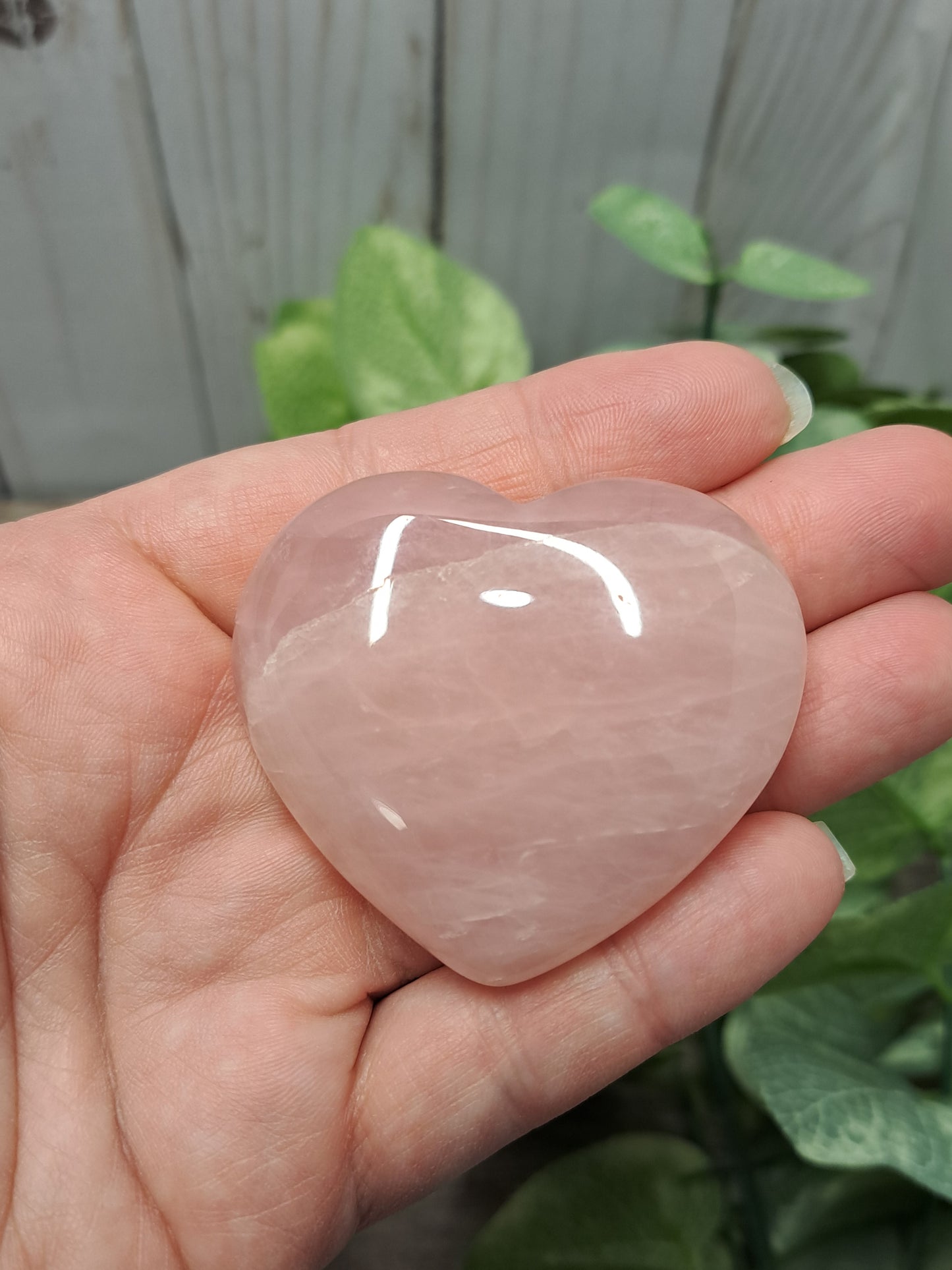 Rose Quartz Heart Carvings