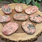Rhodochrosite Palm Stones