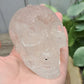 Clear Quartz Skull Carving