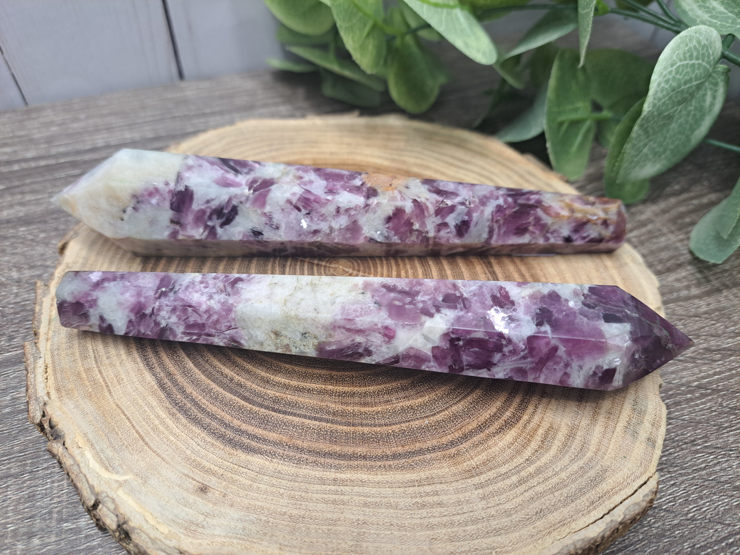 Lepidolite Wands