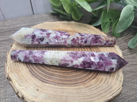 Lepidolite Wands