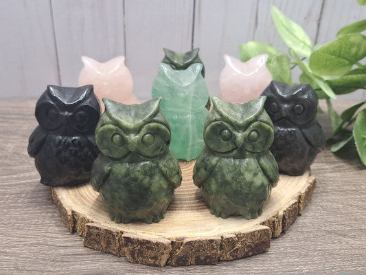 Owl Carvings - Medium