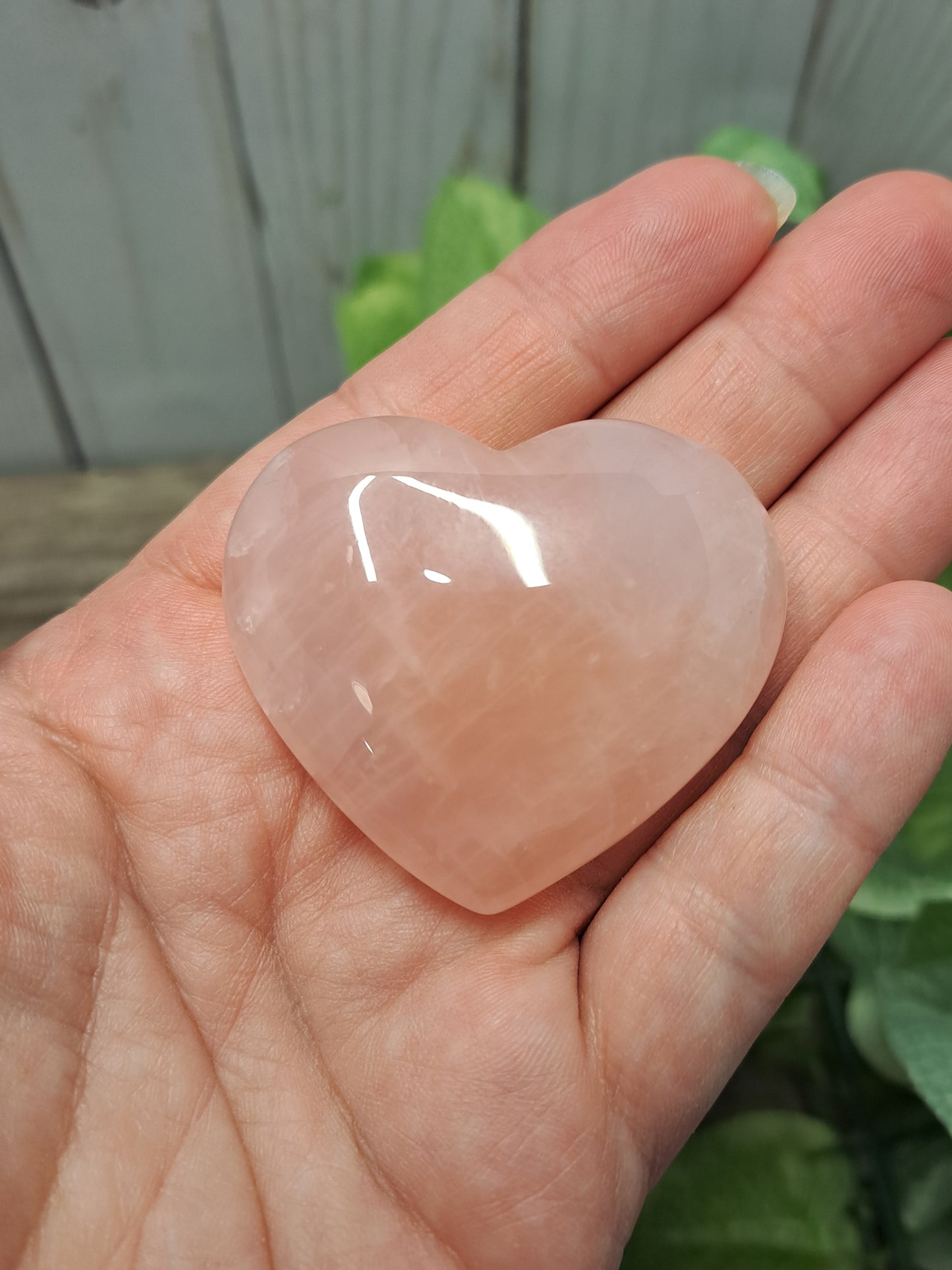 Rose Quartz Heart Carvings