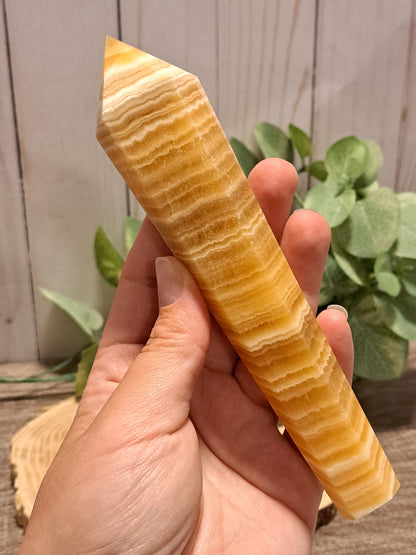 Orange Calcite Wands