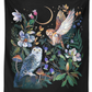 Owls Night Garden Tapestry