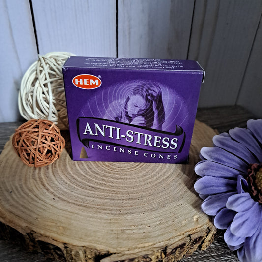 Anti-Stress Incense Cones pk 10