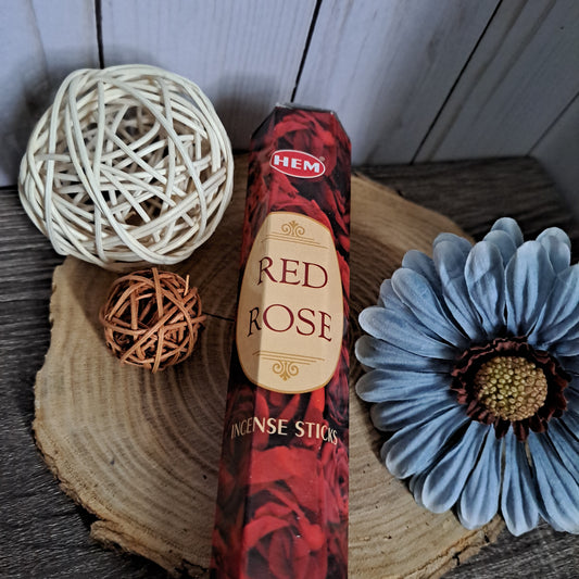 Red Rose Incense Sticks pk 20