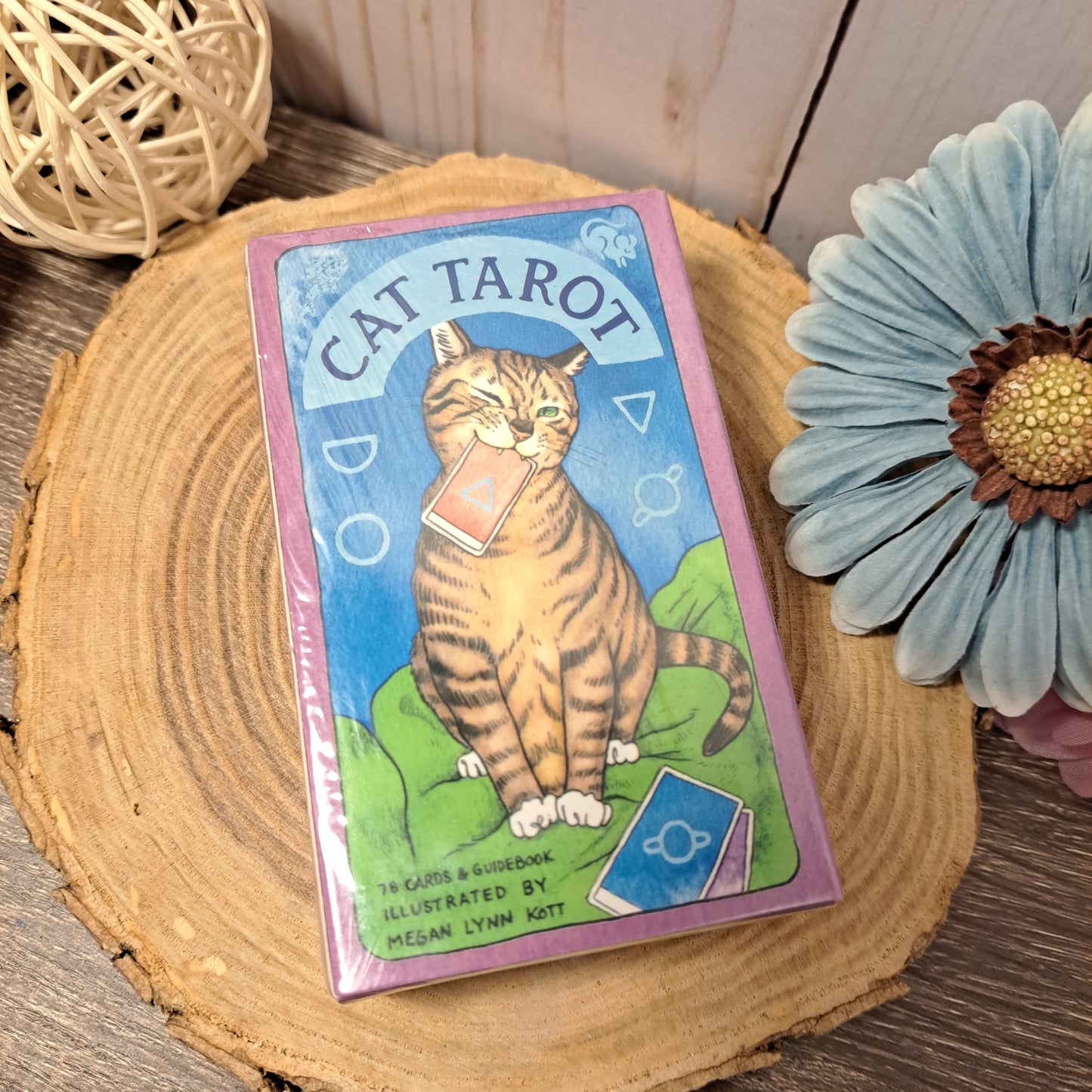 Cat Tarot - Whimsical and Humorous Tarot Deck, Stocking Stuffer for Kitten Lovers (Pocket Mini Size)