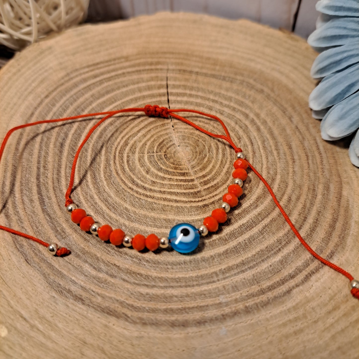 Nazar Charm, Evil Eye Protection Bracelet, RED - symbol of auspiciousness, luck, protection and prosperity