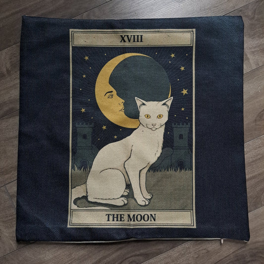 The Moon Cat - Pillow Case Cover