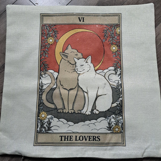 The Lovers Cat - Pillow Case Cover