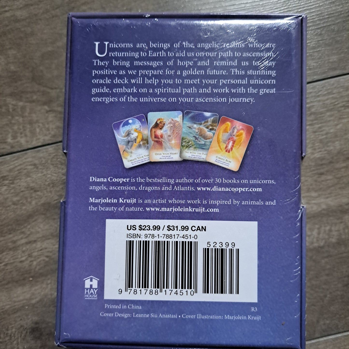 The Magic of Unicorns Oracle - 44 cards and guidebook