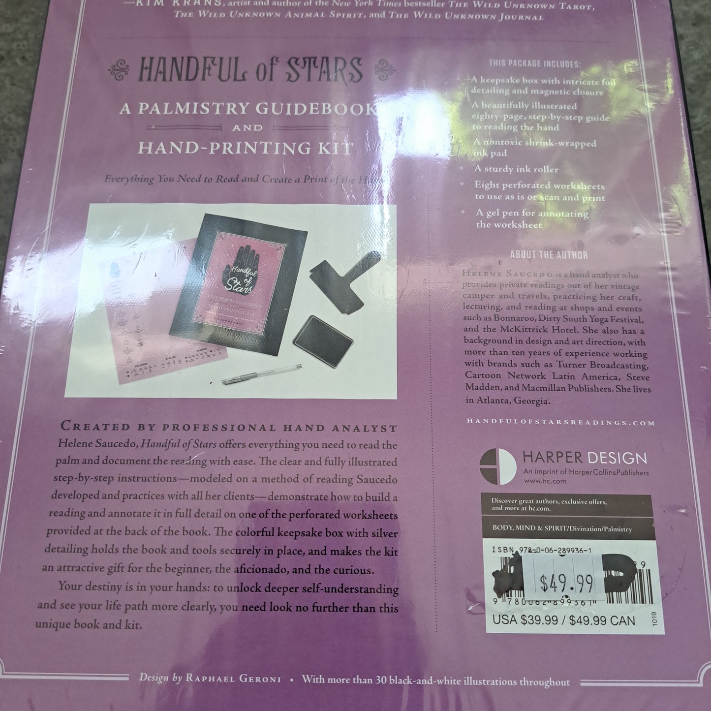 Handful of Stars: A Palmistry Guidebook and Hand-Printing Kit