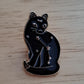 Cat with Constellations Sitting Pin
