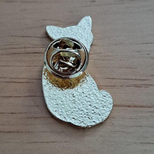 Cat with Moon Phases Pin