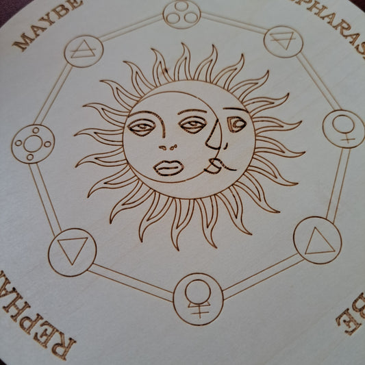 Pendulum Board - Sun, Moon, Element Signs